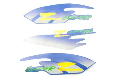 Набір наліпок Yamaha Super Z, 31×9 см, 3 шт.