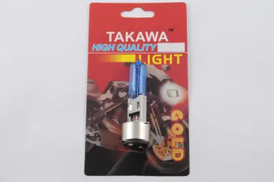 Лампа фари TAKAWA BA20D 12V 18/18W, супербіла