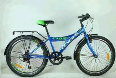 Підлітковий велосипед GENERAL 24 1.0 Steel, рама 13″, 7 швидкостей, синій