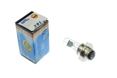 Лампа фари YWL P15D-25-3, 3 вуса, 12 В, 50/50 Вт, біла