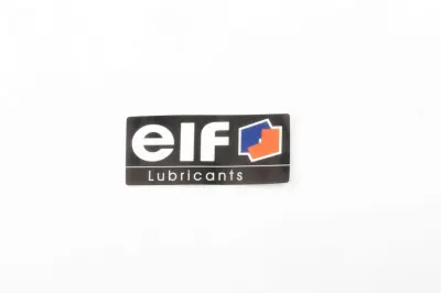Наклейка с логотипом ELF 9×4 см, №0419
