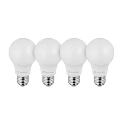 Светодиодные лампы INTERTOOL A60 E27 10 Вт 4000 К, 4 шт.