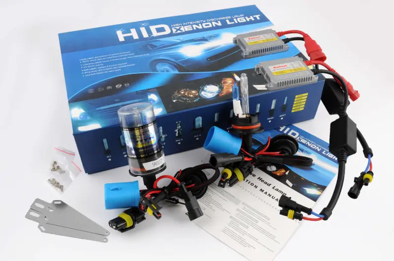 Комплект ксенона HB5 (9007) AC 8000K 35W с галогенным дальним светом, slim