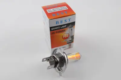 Галогенна лампа фари BEST H4/P43t 12V 18/18W, райдужний хамелеон (mod:A)