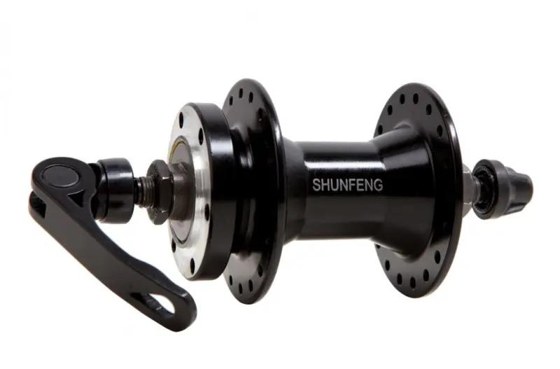 Передня втулка Shunfeng SF-A210F, 36H, під диск, QR, чорна