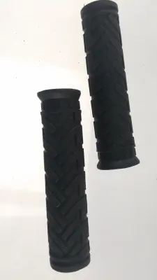Резиновые грипсы руля SR-42, 120 мм, 22,2 мм, черные