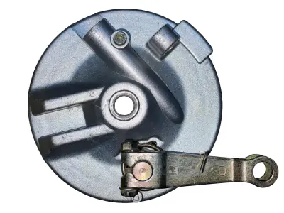 Передня кришка гальмівного барабана QT-16 з колодками ST