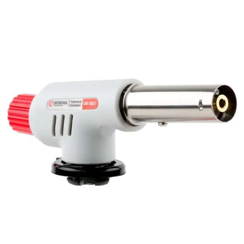 Газовая горелка с пьезоподжигом INTERTOOL GB-0021