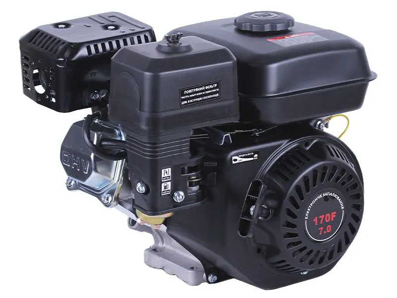 Двигатель для мотоблока 170F, 7 Hp, вал Ø16 мм под резьбу, AMG-2