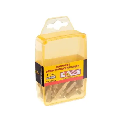 Біти плоскі INTERTOOL SL3, 1/4″ × 25 мм, 25 шт.