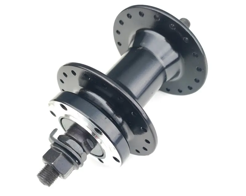 Передня втулка Shengfu SF-B07F, 36H, під диск, на гайках, чорна