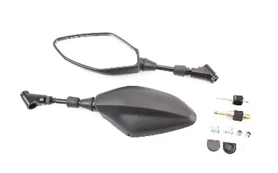 Комплект дзеркал KOMATCU Prisma M10 для Yamaha, чорний