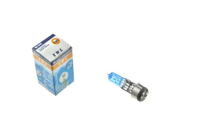 Лампа головного света YWL BA20D 12V 35/35W супербелая