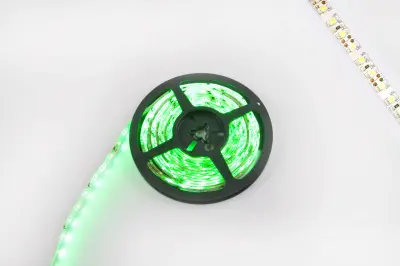 Світлодіодна стрічка SMD 3528 зелена вологостійка, 60 LED/м, 5 м