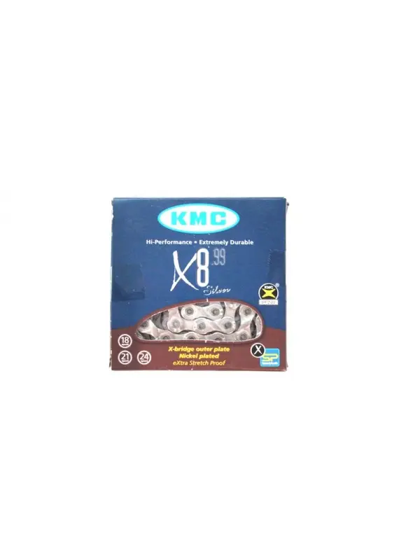 Ланцюг велосипедний KMC X8.99 (X8), 116 ланок, 8 швидкостей