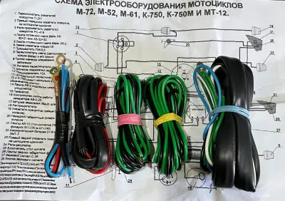 Проводка для мотоциклов МТ и K-750 VDKI