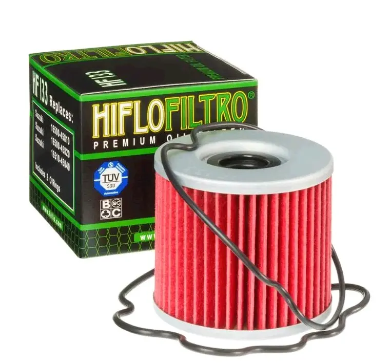 Масляный фильтр Hiflofiltro HF133 для Suzuki, Ø72 мм, высота 64 мм