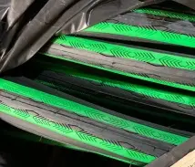 Велосипедная покрышка Chaoyang Attack Pard H-5128 700×23C, 30 TPI, зелёно-чёрная