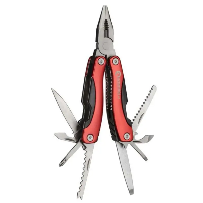 Мультитул INTERTOOL HT-0541, 160 мм, 12 в 1, с чехлом