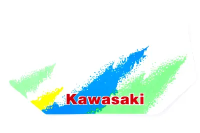 Набір наліпок Kawasaki 29×14 см, #0768