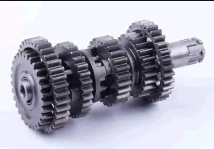 Вал вторичный КПП 4T CB125/150 с шестернями, комплект