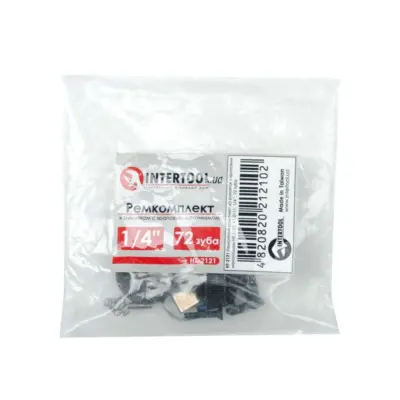 Ремкомплект трещотки INTERTOOL HT-2121, 1/4″, 72 зуба