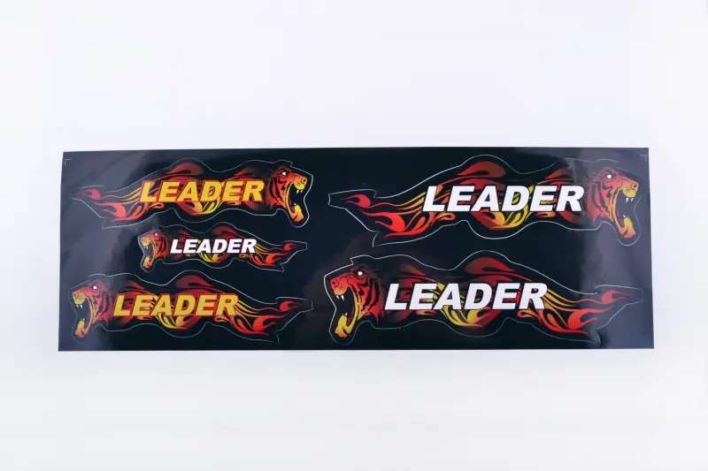 Набор наклеек LEADER 48×16 см, черные