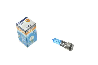 Лампа фары YWL BA20D 12V 50/50W, супербелая