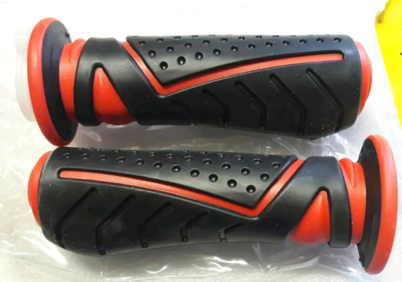 Резиновые ручки руля XL-208, красные