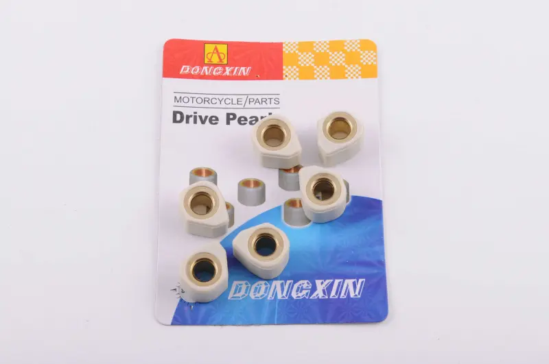 Ролики варіатора DONGXIN 4T GY6 125/150, 18×14 мм, 10 г, білі