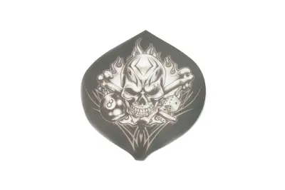 Декоративная наклейка SKULL 9×9 см (#0056)