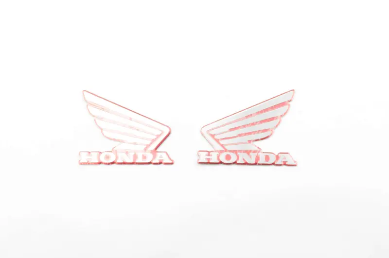 Наклейка-шильдик Honda 4970A, красно-белая