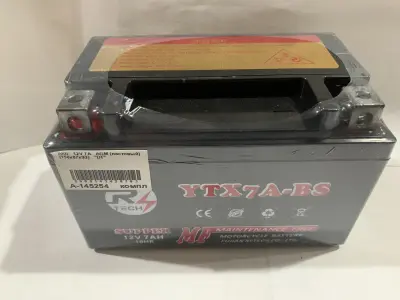 Акумулятор RTECH YTX7A-BS AGM 12V 7Ah, 150×87×93 мм