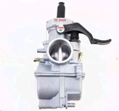 Карбюратор KEIHIN CB/CG 150–200 см³, Ø27 мм, ручний дросель