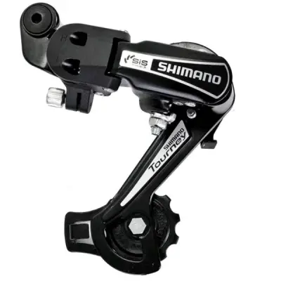 Перемикач задній Shimano Tourney RD-TY21-B-GS, кріплення на вісь