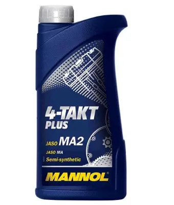 Напівсинтетична моторна олива MANNOL 4-Takt Plus 10W-40, 1 л