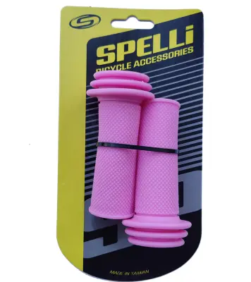 Детские грипсы Spelli SBG-688, розовые, 90 мм