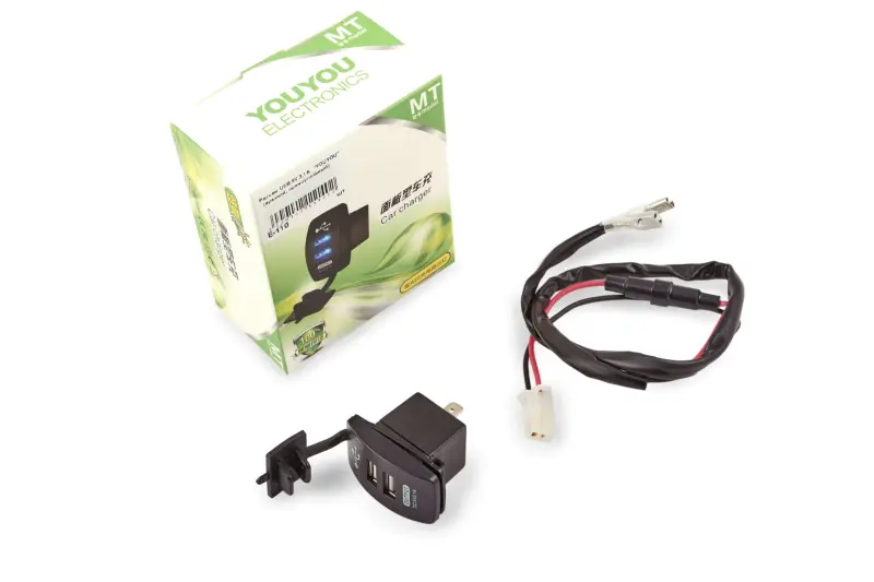 Врезной USB-разъём YOUYOU 5 В 3,1 А, 2 порта, прямоугольный