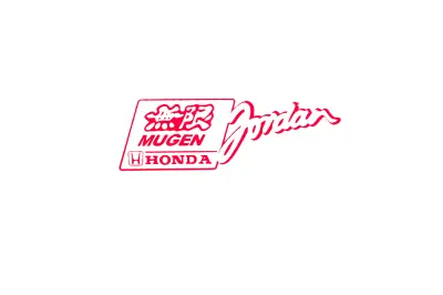 Наліпка з логотипом MUGEN HND #1348, 13×5 см