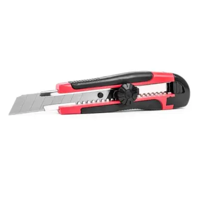 Сегментный нож INTERTOOL HT-0503, 18 мм, с винтовым фиксатором