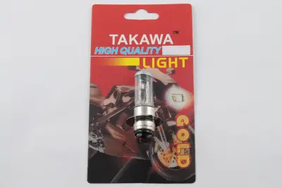 Мотолампа TAKAWA P15D-25-1 12V 50/50W, 1 вус, біла