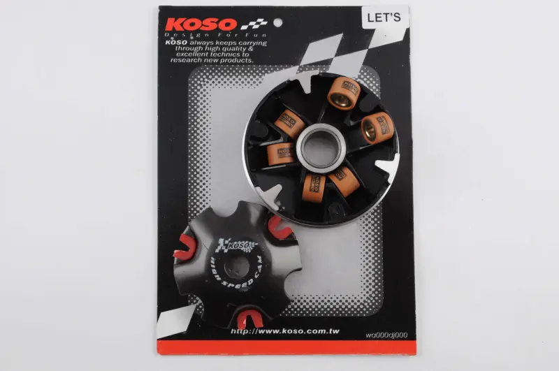 Передний тюнинговый вариатор KOSO для Suzuki Lets с медно-графитовой втулкой