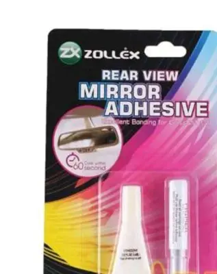 Двухкомпонентный клей для зеркала заднего вида ZOLLEX, 2 × 0,6 мл