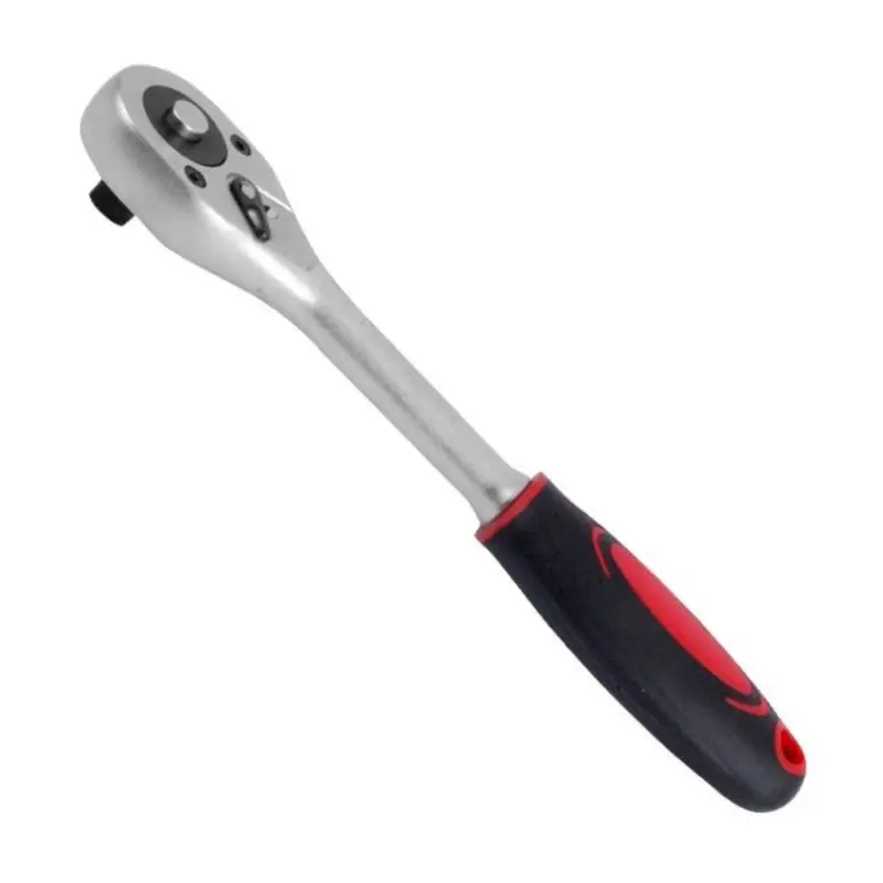 Трещоточная рукоятка INTERTOOL HT-2105, 3/8″, 24 зуба, Cr-V