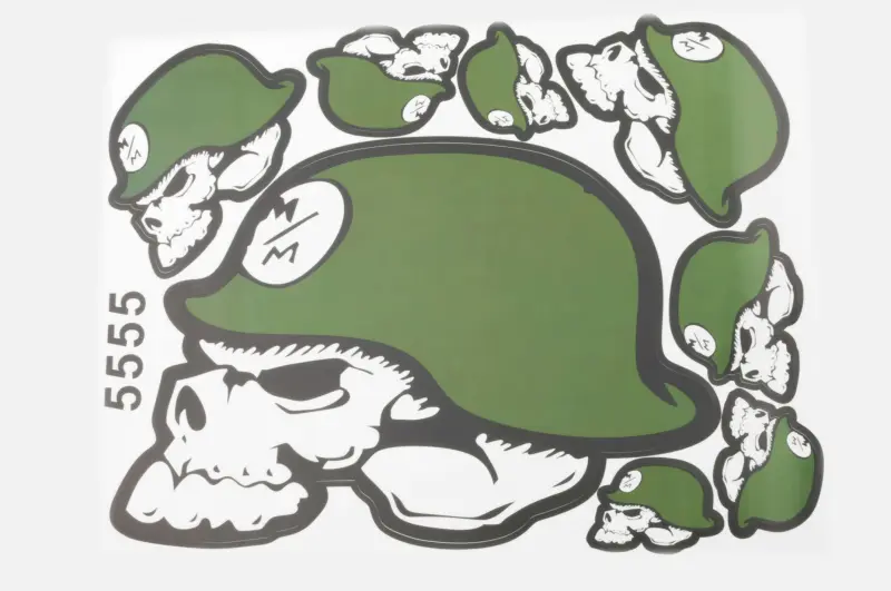 Набір наліпок SKULL 30×23 см (#5555)