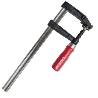 Струбцина столярна F-подібна INTERTOOL 1000×120 мм, DIN 5117
