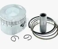 Поршень Pitbike 125 +0.50 Ø54,50 мм, палец 14 мм, высота 39 мм, комплект FLD