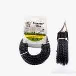 Леска для мотокосы YLA 5,0 мм × 15 м, косичка, чёрная