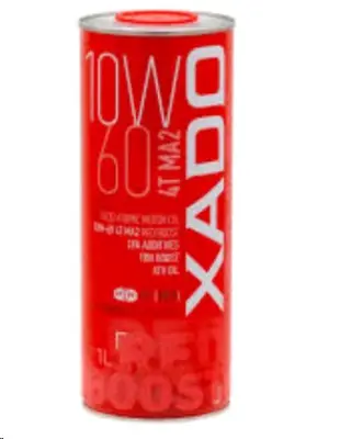 Моторна олива XADO Atomic Oil 10W-60 4T MA2 Red Boost, 1 л