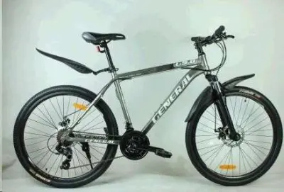 Велосипед GENERAL 9.0 ALLOY 26″, рама 16″, 21 швидкість, біло-сірий